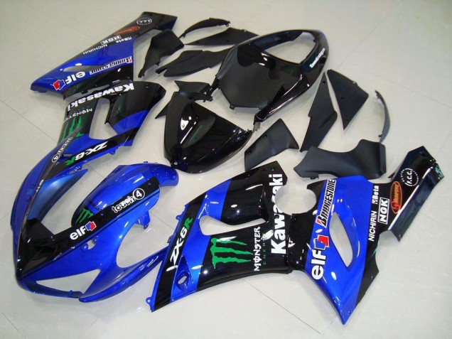 Carenagem ZX6R 2005-2006 - Doce Azul Monster Carenagem ZX6R 2005-2006 - Doce Azul Monster