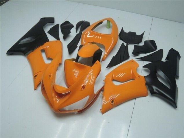 Carenagem ZX6R 2005-2006 - Laranja Preto Carenagem ZX6R 2005-2006 - Laranja Preto