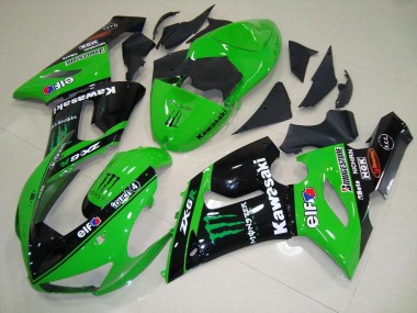 Carenagem ZX6R 2005-2006 - Verde Monster