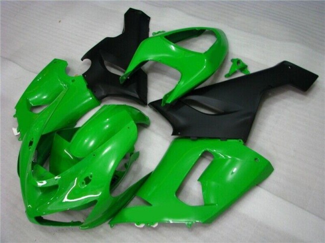 Carenagem ZX6R 2005-2006 - Verde Preto Fosco