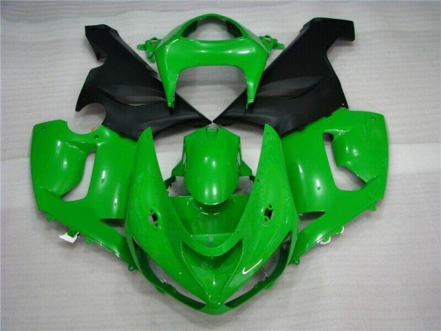 Carenagem ZX6R 2005-2006 - Verde Preto Fosco