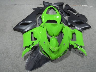 Carenagem ZX6R 2005-2006 - Verde Preto Ninja 636