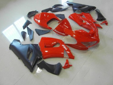 Carenagem ZX6R 2005-2006 - Vermelho & Preto Fosco
