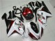 Carenagem ZX6R 2007-2008 - Branco Preto Vermelho