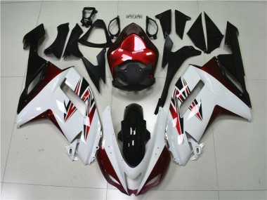 Carenagem ZX6R 2007-2008 - Branco Preto Vermelho