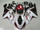 Carenagem ZX6R 2007-2008 - Branco Preto Vermelho