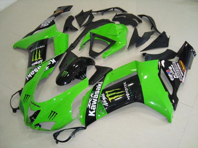 Carenagem ZX6R 2007-2008 - Monster Verde Carenagem ZX6R 2007-2008 - Monster Verde
