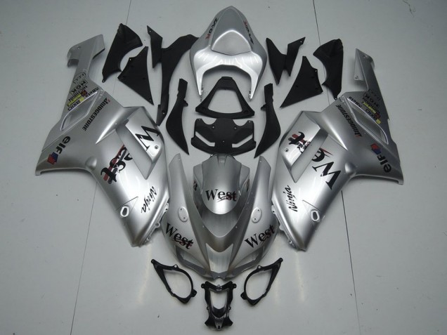 Carenagem ZX6R 2007-2008 - Prata West Carenagem ZX6R 2007-2008 - Prata West