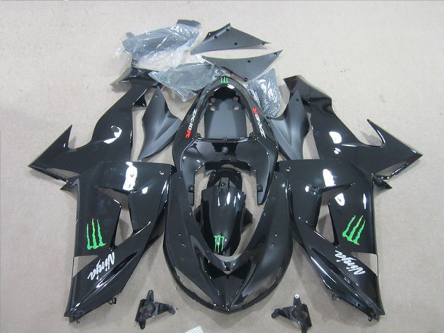 Carenagem ZX6R 2007-2008 - Preto Ninja Verde Monster Carenagem ZX6R 2007-2008 - Preto Ninja Verde Monster