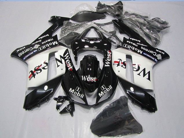 Carenagem ZX6R 2007-2008 - Preto West Mobil