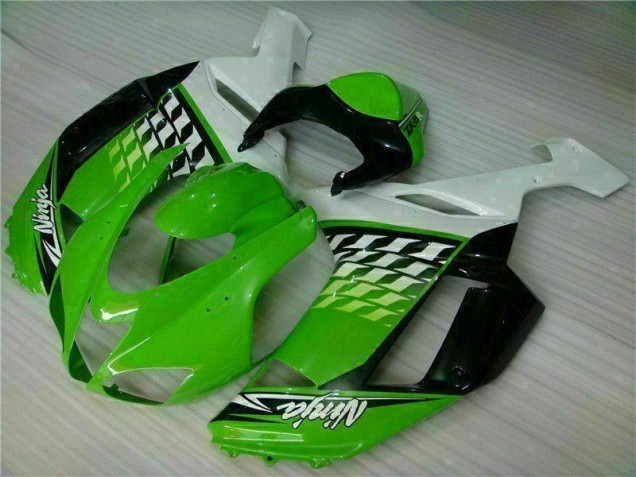 Carenagem ZX6R 2007-2008 - Verde Branco Ninja Carenagem ZX6R 2007-2008 - Verde Branco Ninja