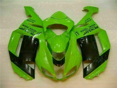 Carenagem ZX6R 2007-2008 - Verde Preto Dunlop