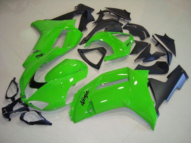 Carenagem ZX6R 2007-2008 - Verde Preto Fosco