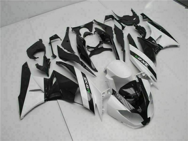 Carenagem ZX6R 2009-2012 - Preto Branco