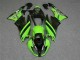 Carenagem ZX6R 2009-2012 - Preto Verde 3M Touch4