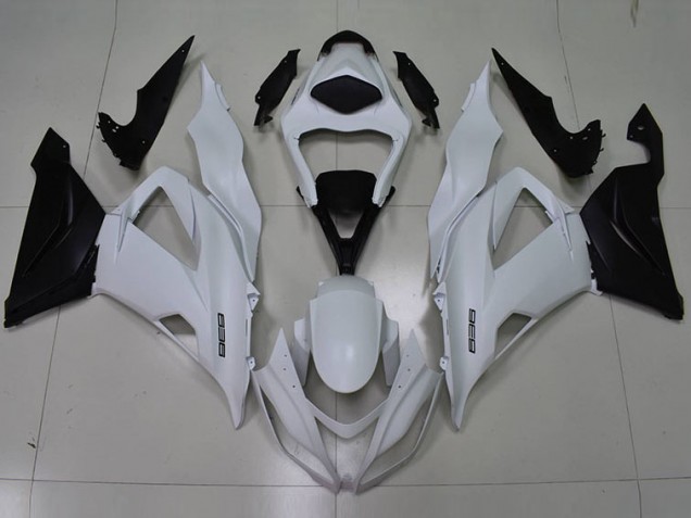 Carenagem ZX6R 2013-2018 - Branco Preto 636
