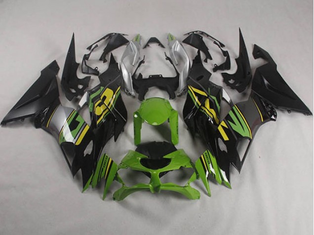 Carenagem ZX6R 2019-2023 - Preto Verde