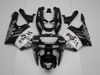 Carenagem ZX9R 1994-1997 - Preto Branco West