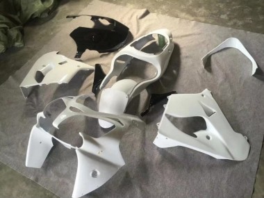 Carenagem ZX9R 2000-2001 - Pure Branco Preto Brilhante
