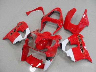 Carenagem ZX9R 2000-2001 - Vermelho & Branco