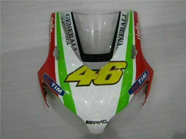 Carroçaria CBR 1000RR 2008-2011 - Vermelho Branco