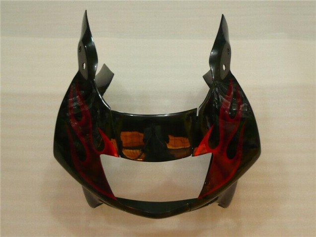 Carroçaria CBR 600 F4i 2004-2007 - Preto Vermelho Chama Carroçaria CBR 600 F4i 2004-2007 - Preto Vermelho Chama