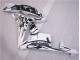 Carroçaria CBR 600RR 2007-2008 - Preto Branco Carroçaria CBR 600RR 2007-2008 - Preto Branco