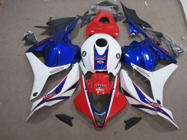 Carroçaria CBR 600RR 2009-2012 - Vermelho Branco Azul HRC