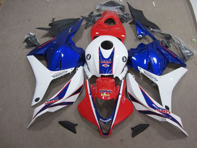 Carroçaria CBR 600RR 2009-2012 - Vermelho Branco Azul HRC Carroçaria CBR 600RR 2009-2012 - Vermelho Branco Azul HRC