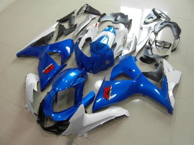 Carroçaria GSXR 1000 K9 2009-2016 - Azul & Branco Estilo OEM