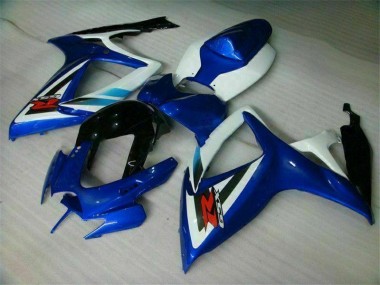 Carroçaria GSXR 600 / 750 K6 2006-2007 - Azul Branco
