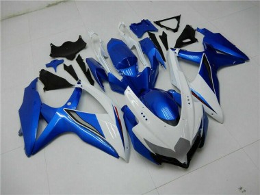 Carroçaria GSXR 600 / 750 K8 2008-2010 - Azul Branco