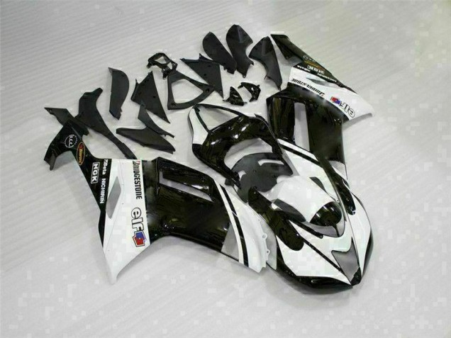 Carroçaria ZX6R 2007-2008 - Preto Branco