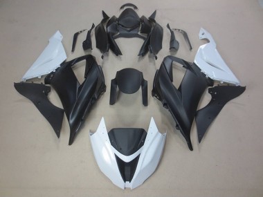 Carroçaria ZX6R 2013-2018 - Preto Branco