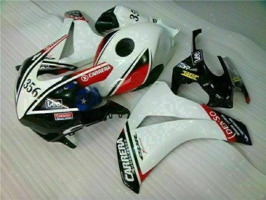 Injeção Kit Carenagem CBR 1000RR 2008-2011 - Branco Preto