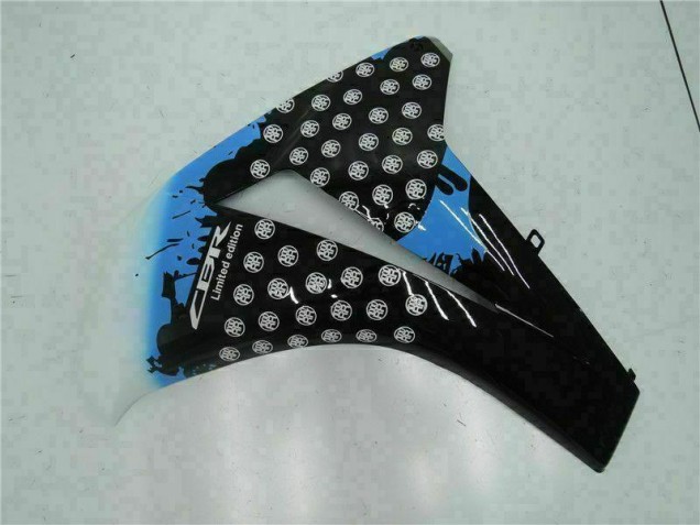 Injeção Kit Carenagem CBR 1000RR 2008-2011 - Branco Preto Injeção Kit Carenagem CBR 1000RR 2008-2011 - Branco Preto