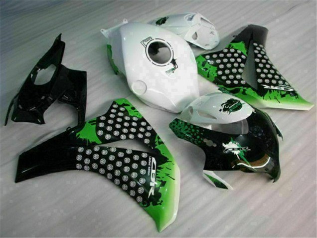 Injeção Kit Carenagem CBR 1000RR 2008-2011 - Verde Branco Injeção Kit Carenagem CBR 1000RR 2008-2011 - Verde Branco