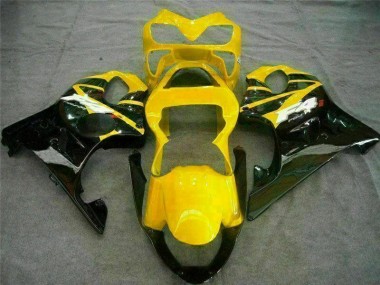 Injeção Kit Carenagem CBR 600 F4i 2001-2003 - Amarelo Preto