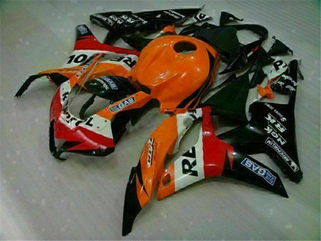 Injeção Kit Carenagem CBR 600RR 2007-2008 - Laranja Preto Repsol