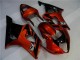 Injeção Kit Carenagem GSXR 1000 K3 2003-2004 - Castanho Preto Injeção Kit Carenagem GSXR 1000 K3 2003-2004 - Castanho Preto