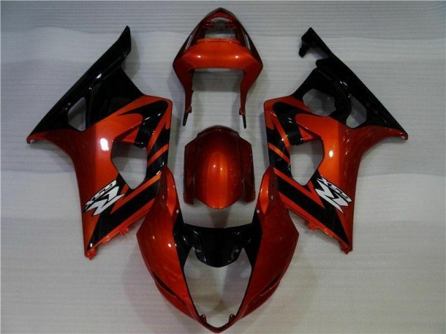 Injeção Kit Carenagem GSXR 1000 K3 2003-2004 - Castanho Preto Injeção Kit Carenagem GSXR 1000 K3 2003-2004 - Castanho Preto