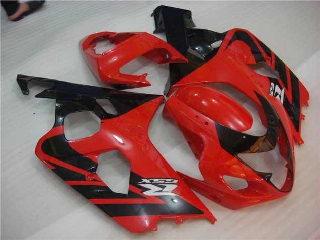 Injeção Kit Carenagem GSXR 600 / 750 K4 2004-2005 - Vermelho Preto Injeção Kit Carenagem GSXR 600 / 750 K4 2004-2005 - Vermelho Preto