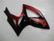 Injeção Kit Carenagem GSXR 600 / 750 K6 2006-2007 - Vermelho Preto Injeção Kit Carenagem GSXR 600 / 750 K6 2006-2007 - Vermelho Preto