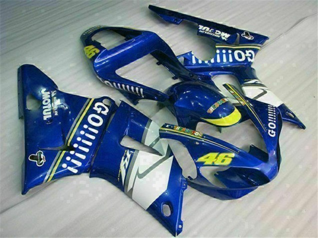 Injeção Kit Carenagem R1 2000-2001 - Azul Injeção Kit Carenagem R1 2000-2001 - Azul