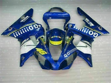 Injeção Kit Carenagem R1 2000-2001 - Azul