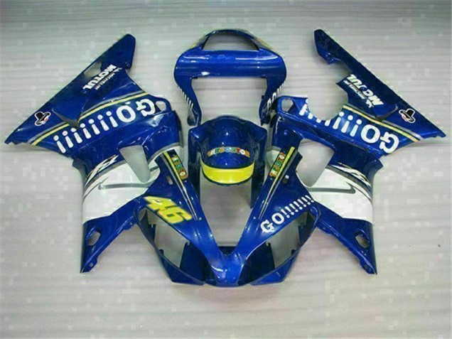 Injeção Kit Carenagem R1 2000-2001 - Azul Injeção Kit Carenagem R1 2000-2001 - Azul