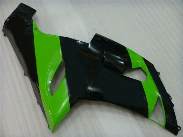 Injeção Kit Carenagem ZX6R 2005-2006 - Verde Preto