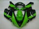 Injeção Kit Carenagem ZX6R 2005-2006 - Verde Preto