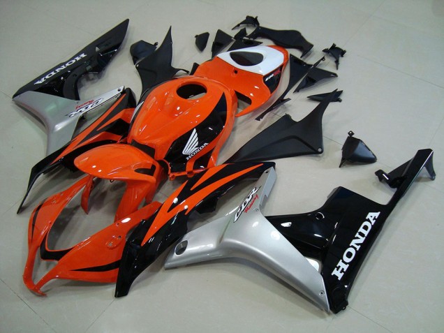 Injeção Kits Carenagem CBR 600RR 2007-2008 - Laranja Prata Preto