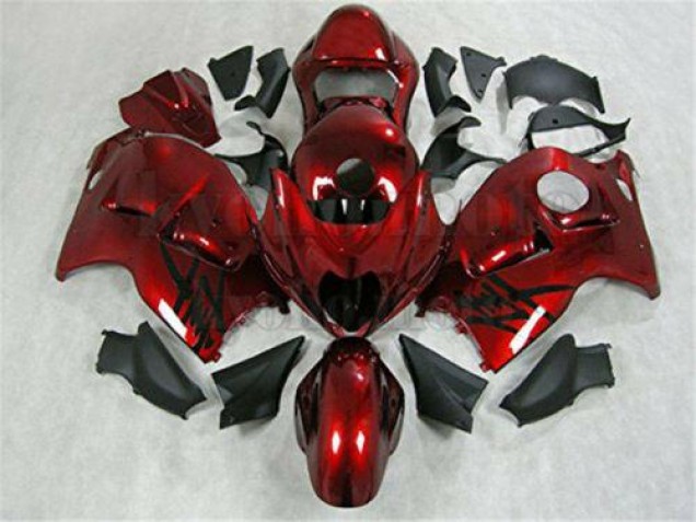 Injeção Kits Carenagem GSXR 1300 Hayabusa 1996-2007 - Vermelho Preto Injeção Kits Carenagem GSXR 1300 Hayabusa 1996-2007 - Vermelho Preto